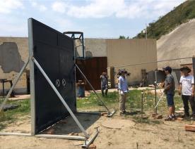 爆門檢測現(xiàn)場